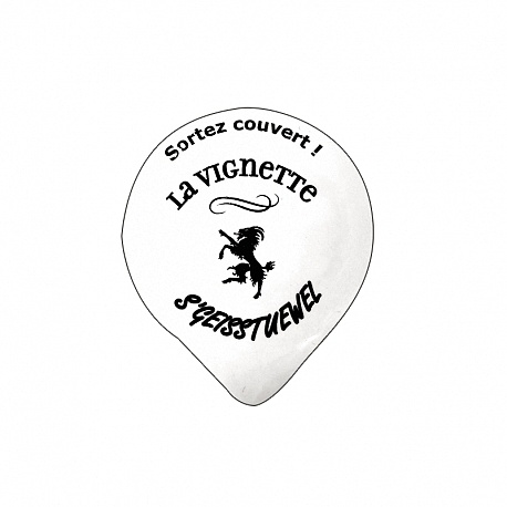 Préservatif à personnaliser LA VIGNETTE