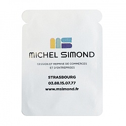 Sachet de gel mains à base d'alcool à personnaliser