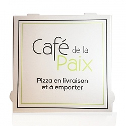 Boîte à pizza à personnaliser