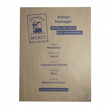 Papier alimentaire recyclé