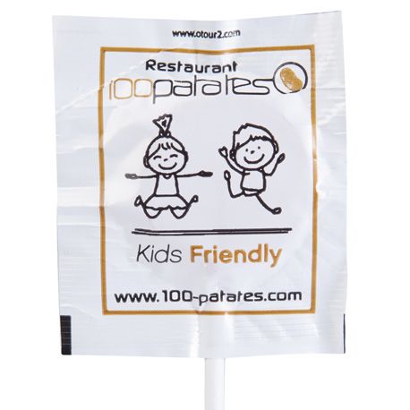 Sucette publicitaire personnalisé 100 PATATES