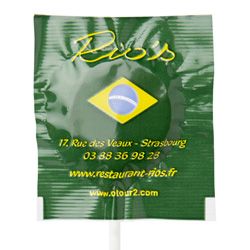 Sucette publicitaire personnalisée RIO'S Sucette publicitaire personnalisée RIO'S