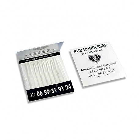 boite cure-dents à personnaliser