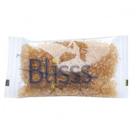 Coussinet de sucre Transparent Sucre Roux Bio Ecocert BLISSS