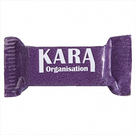 Sucre blanc 2 morceaux 2x2.5g emballage Papier personnalisé KARA