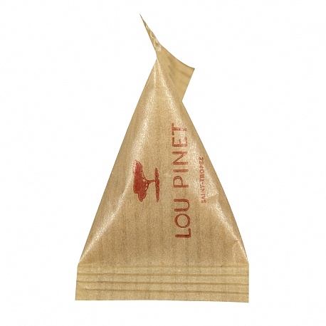 Berlingot de sucre en Papier Kraft Sucre Roux Bio personnalisé LOU PINET