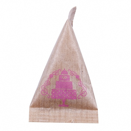 Berlingot de sucre personnalisé en Papier Kraft Sucre Roux CAFE GOURMAND