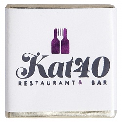 Chocolat Napolitain au Lait 4g personnalisé KAT40