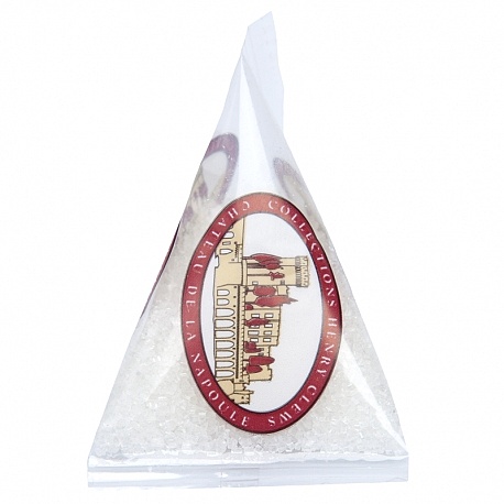 Berlingot de sucre Transparent sucre Blanc Bio personnalisé CHÂTEAU DE LA NAPOULE