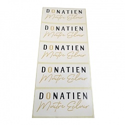 Étiquette boulangerie personnalisée