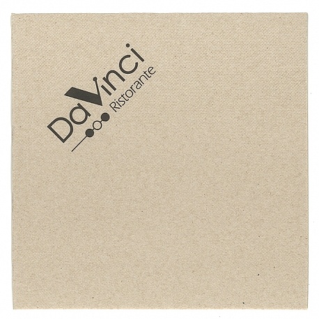 Serviette GAUFFRE-OUATE recyclée publicitaire