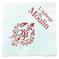 Serviette Airlaid Blanche personnalisée Serviette Airlaid Blanche personnalisée